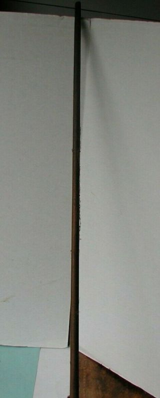 Antique Swiss Mountain Climbing Ice Axe With Hickory Handle