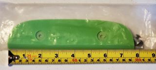 Vintage 80 ' s Green Ultra Vision Skateboard Tail Guard/Skid Plate 7 3/4 