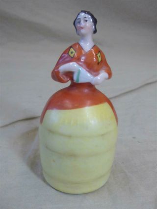 Vintage/antique Figural Perfume Bottle - Asian Woman,  Bavaria 3.  25 "