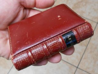 Old Vintage Antique Lexikon Miniature Dictionary Book Secret Hidden Trinket Box