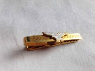 Antique Nifty " 9ct Rolled Gold Tie Clip Pin Eagle