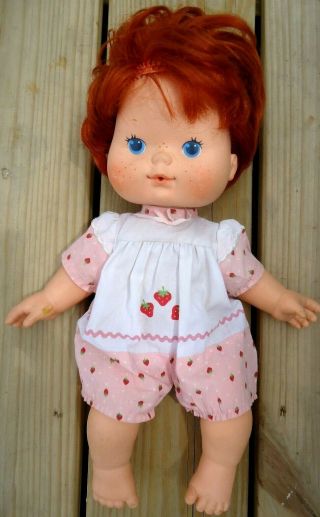 Vintage Strawberry Shortcake Blow Kiss Baby Doll American Greetings Kenner 1982