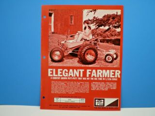 Mpc " Elegant Farmer " 1970 Color Single Sided Dealer Flyer