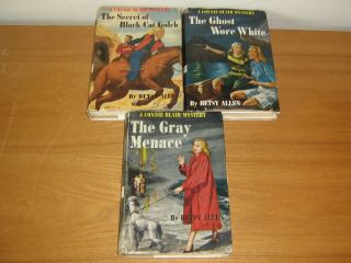 Vintage Hard Cover Books 1948 - 1953 Connie Blair Mysteries By Betsy Allen