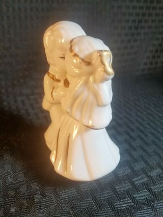 Vintage Porcelain Bride and Groom Wedding Cake Toppers Figurine WCII 2