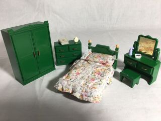 Calico Critters/sylvanian Families Vintage Bedroom Furniture