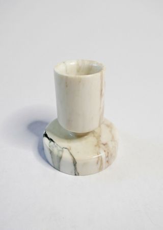 1960s Italian Carrara Marble Vase By Angelo Mangiarotti For Knoll International