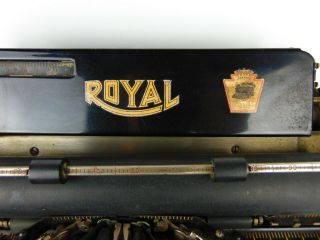 Antique Royal Typewriter Model 10 1920s Vintage GREAT 3