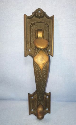 Large Antique Solid Brass Door Handle Pull Canada