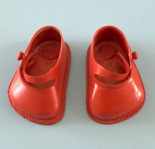 Vintage Tiny Terri Lee Arranbee Littlest Angel Lil Imp Red Doll Shoes