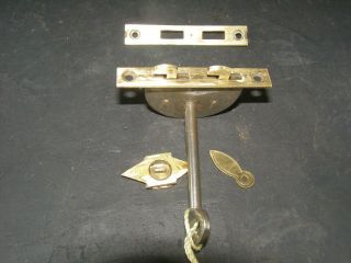 Antique Writing Slope Lock And Key Victorian