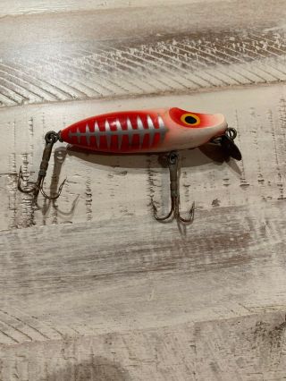 Vintage Fishing Lure - Millsite Wig Wag Sinker With Brass Lip - Great Color