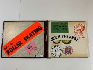 Vintage Antique Roller Skating Derby Decal Stickers 1950s - 1990s