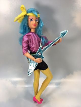 Jem And The Holograms 2nd.  Aja Doll Shoes Guitar Instrument Hasbro