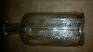 Rare Antique Bottle Apathecaries Hall Thomaston Ct 1800 