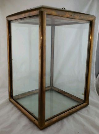 Unique Antique 19th Century Taneytown Md Glass Display/voter/ Ballot Box Case