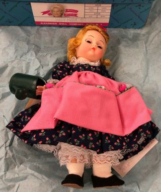 Vintage Madame Alexander 8 " Doll Mary Mary 451 With Accessories