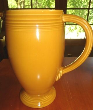 Fiesta Antique Gold Ironstone Coffee Server by Homer Laughlin 4