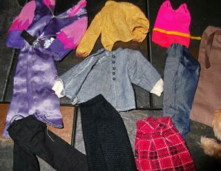 Barbie Ken Doll Clothes - 10pc ASSORTED AGE VINTAGE CLOTHING 3