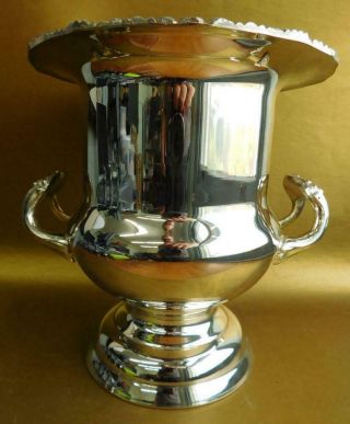Quality Vintage Ep Silver Wine Cooler Champagne Ice Bucket Viners Uk