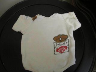 Cabbage Patch Kids Baby Doll Clothes Romper Outfit Vet White Vintage