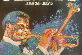 Dizzy Gillespie Kool Jazz Festival Poster York 1981 - Leroy Neiman - Vintage 2