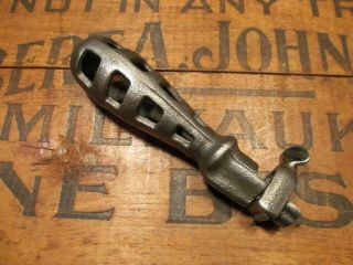 Vintage Cast Iron File Handle old antique tool holder 2