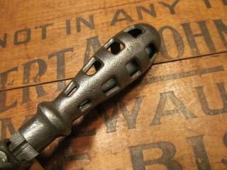 Vintage Cast Iron File Handle old antique tool holder 4
