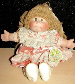 Vintage 1984 Porcelain Cabbage Patch Doll Applause Jessica Louise W/tag Lovely