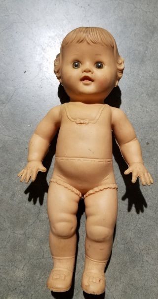 Tod - L - Dee Sun Rubber Little Girl Doll Squeak Toy 1950 