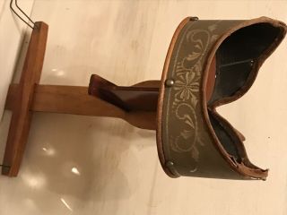 Antique Wooden Handle Stereoscope Card Viewer with 31 Cards 4
