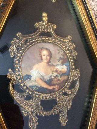 Lovely Antique Victorian Portrait Paintings.  19th Century France 5