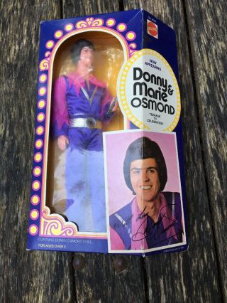 Vintage Donny Osmond 12 " Doll Mattel 1976