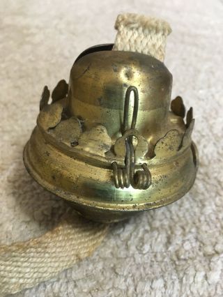 Antique Vintage 1 & 2 Brass Kerosene Oil Lamp Light Burner Part