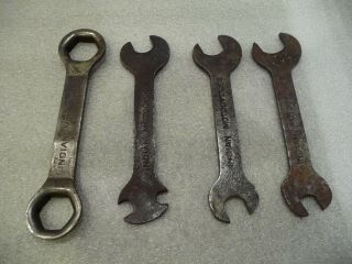 Indian Wrenches.  Hendee Hedstrom Power Plus Antique Motorcycle Tools