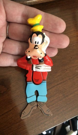 Vintage Disney Goofy Toy Bookmark Antique Collectors 4934304 Numbered Pvc Plasti