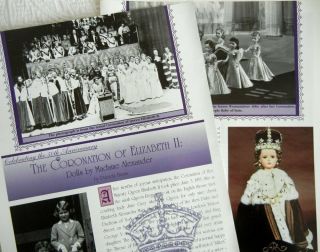 6p History Article - Antique Madame Alexander Queen Elizabeth Ii Coronation Dolls