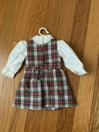 Retired Complete AMERICAN GIRL MOLLY Plaid School Outfit Saddle Shoes Ribbons 3