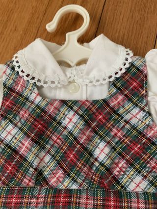 Retired Complete AMERICAN GIRL MOLLY Plaid School Outfit Saddle Shoes Ribbons 5