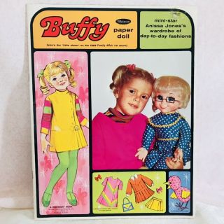 Whitman Buffy Family Affair Paper Doll Book 1968 Complete Uncut Unpunched