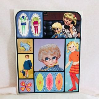 Whitman Buffy Family Affair Paper Doll Book 1968 Complete Uncut Unpunched 2