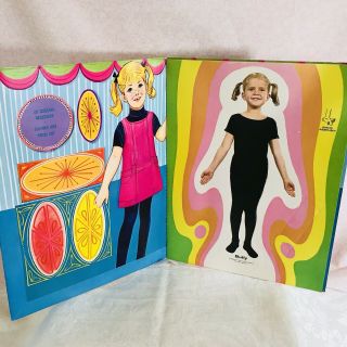 Whitman Buffy Family Affair Paper Doll Book 1968 Complete Uncut Unpunched 3