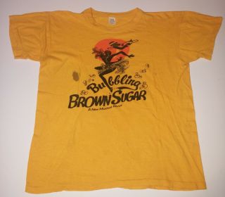 Vtg Rare (1976) Bubbling Brown Sugar Musical Harlem Blues Jazz Ella Duke T - Shirt