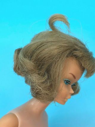1966 Side part American Girl Barbie doll Ash /Silver Blonde VINTAGE RARE HTF 5