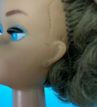 1966 Side part American Girl Barbie doll Ash /Silver Blonde VINTAGE RARE HTF 7