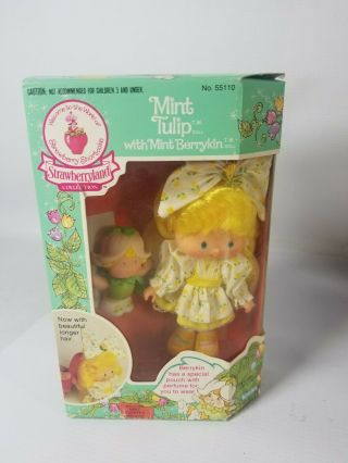 Rare Vintage Tulip Berrykin Doll And Critter.