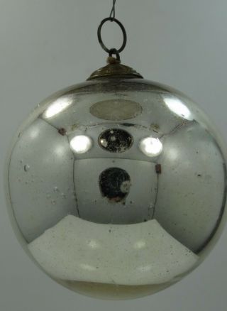 Antique German Silver Kugel Ornament Nr