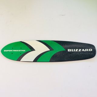 Vintage Blizzard Freestyle Skateboard Deck Austria Fiberglass Foam NOS 2