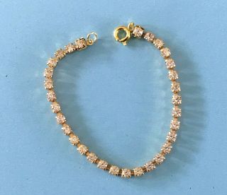 Vintage Rhinestone Doll Jewelry Necklace Madame Alexander Cissy Toni Miss Revlon