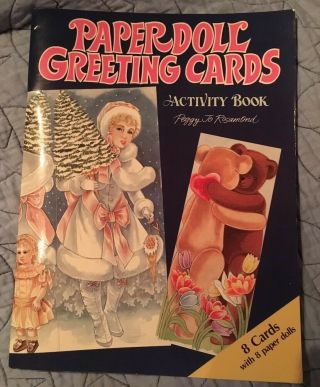 Paper Doll Greeting Cards Activity Books 1989 Christmas Valentines Easter 80s